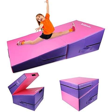Triclicks Foldable Wedge Gymnastics Mat Cover