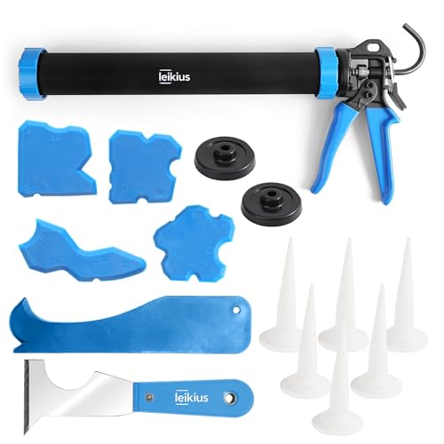 PRO Sausage Caulk Gun Kit with Caulking Tools