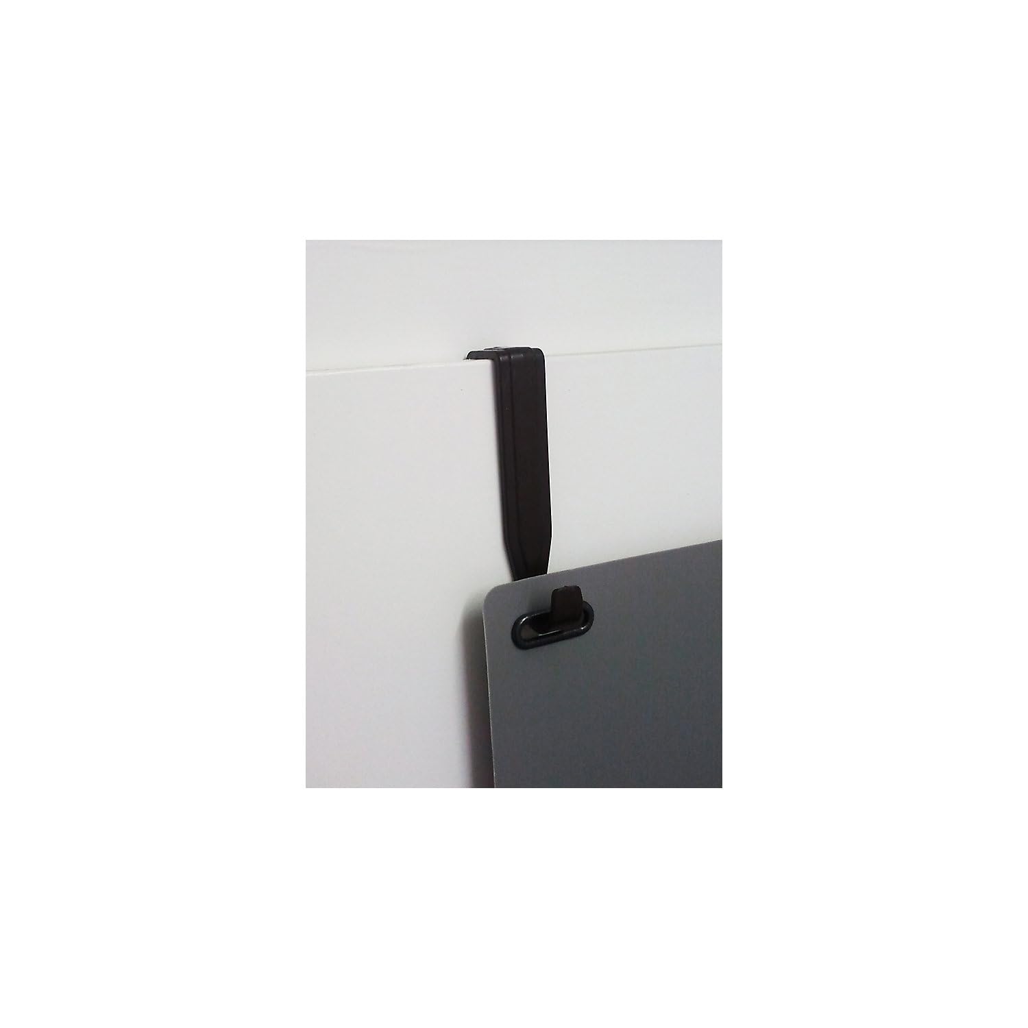 PP Planboard zur Aufbewahrung von Dokumenten, Zeitschriften oder Auftragstaschen, Grau, Maße 900 x 250 mm, Format A4 hoch, Sichtrand 12,5 cm, Verpackungseinheit: 1 STK