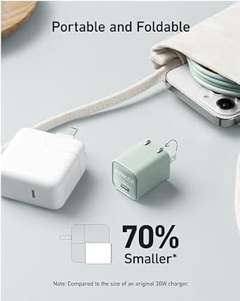 Anker 30W USB C Charger with MagGo 2-in-1 Charging Station