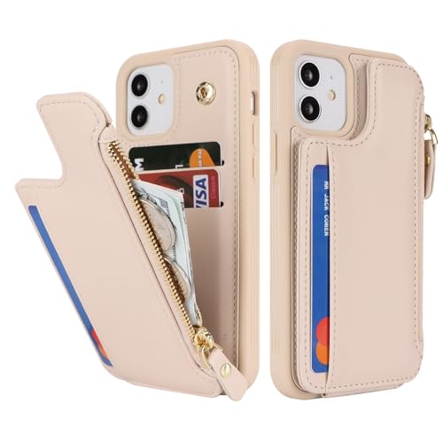 Étui portefeuille pour iPhone 12 zippé pour ne plus perdre vos cartes - 6
