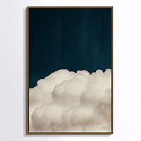 Framed Canvas Wall Art Beautiful Cloud on Sky Canvas Prints Home Artwork Decoration for Living Room,Bedroom - 16x24 inches