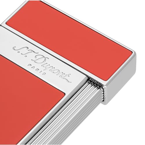 Encendedor S.T. Dupont Slimmy Coral Lacquer & Chrome miniatura 3