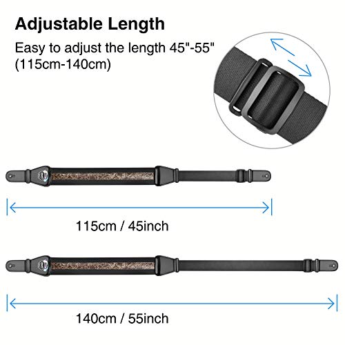 LEKATO Bass Guitar Strap for Electric Guitar & Bass