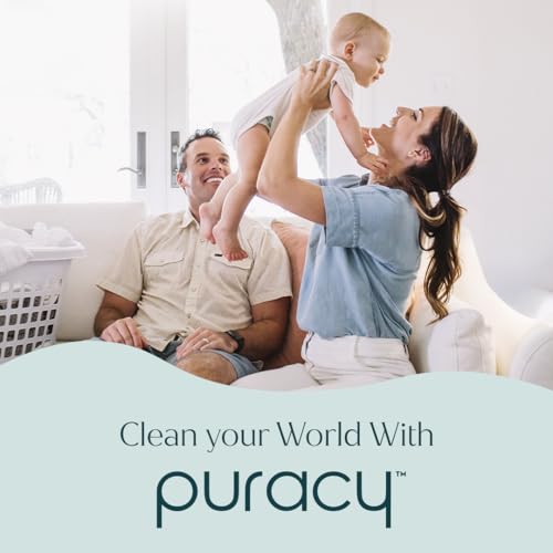 Image of Puracy Natural Dish Soap Packs- Unscented Skin-Softening Plant-Based Dishwashing Soap, Non-Toxic Dish Soap, Fragance Free Organic Liquid Dishwashing Detergent Soap (Unscented, 16 fl oz, 3 Pack)