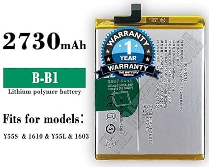 Image of THE BATTERY STORE Original B-B1 Battery for Vivo Y55 Y55A Y55L Y55S Battery with 1 Year Warranty **** (PPP86)
