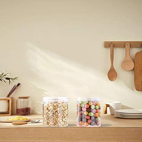 20 Pack 4oz Round Plastic Jars with Lids Empty Clear Slime Containers,Wide-Mouth Refillable Storage Containers for… - Image 6