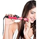 WEELZONE 2 in 1 Hair Straightener and Curler | hair straightening machine, Beauty Set of Professional Hair Straightener and Hair Curler with Ceramic Plate For Women gallery image
