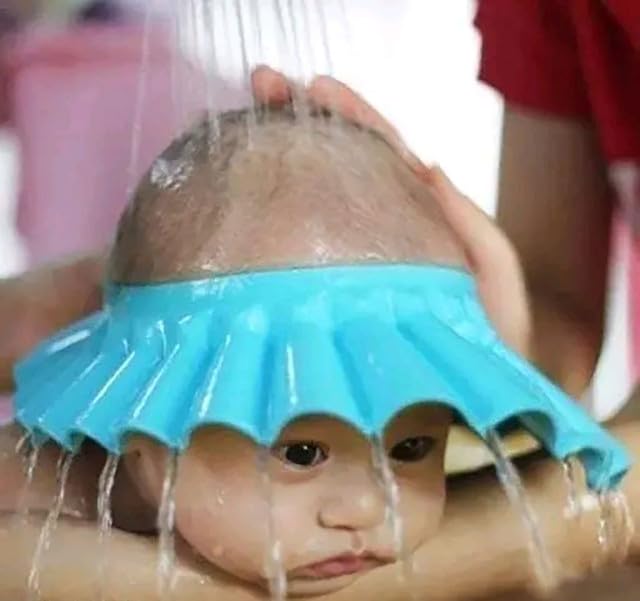 Cartoon Rabbit Baby Bath Caps Shampoo Cup Children Bathing Bailer Toddle Baby Shower Spoon Child Washing Hair Cup Kids Bath Tool (Pack of 1)-image-28