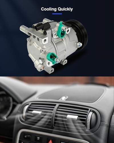 Image of ECCPP AC Compressor Direct Fit for Hyundai Accent L4 1.6L 2006-2011