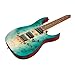 Ibanez RG421PB Standard 6-String Right-Handed Electric Guitar with Poplar Burl Top, Meranti Body, and Jatoba Fretboard (Caribbean Shoreline Flat)