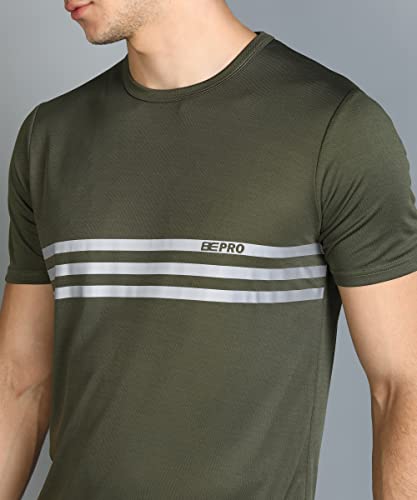 Image of Mens Round Neck T-Shirt for Workout and Running