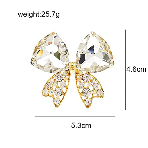 Broches à nœud en cristal et bijoux de haute mode pour robe