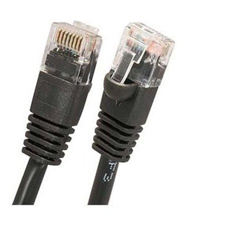 Cable de Red Ethernet Cat-6 iMBAPrice 25ft Negro miniatura 1