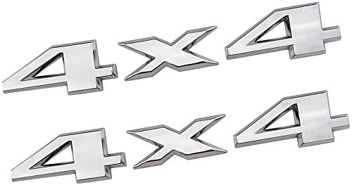 Aizfa - 1 emblema 3D 4X4 con logo modificado, para Dodge Jeep y Wrangler Cover