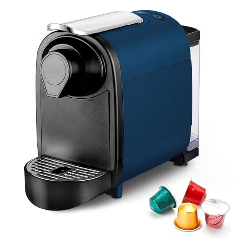 Avilia Macchina Caffè per Capsule 1400W, Pressione 19 Bar, Capacità 700ML, Funzione Spegnimento Automatico, Scaldatazze Integrato