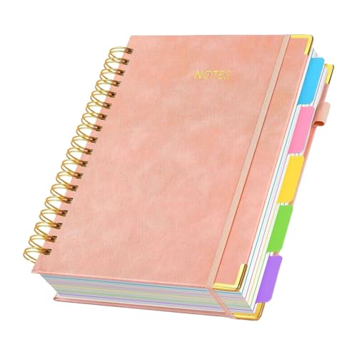 Grand cahier B5 à spirale parfait pour la prise de notes au bureau et à l'école