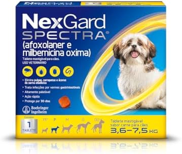 Antipulgas, Carrapatos e Vermífugo para Cães: A Solução Completa de Proteção? 7 NexGard Spectra Antipulgas e Carrapatos e Vermífugo para Cães de ...
