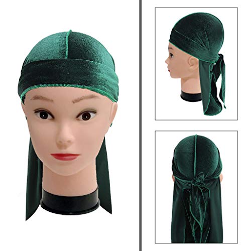 Sharprepublic Cappello Durag Velluto per Uomini