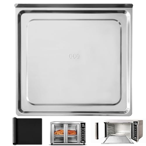 GWYSY Toaster Oven accessories Toaster Oven Air Fryer Replacement Parts Drip Tray Crumb tray for Gourmia GTF7655 GTF7460 GTF7465 17 cooking presets 1700W french door digital air fryer oven 25QT