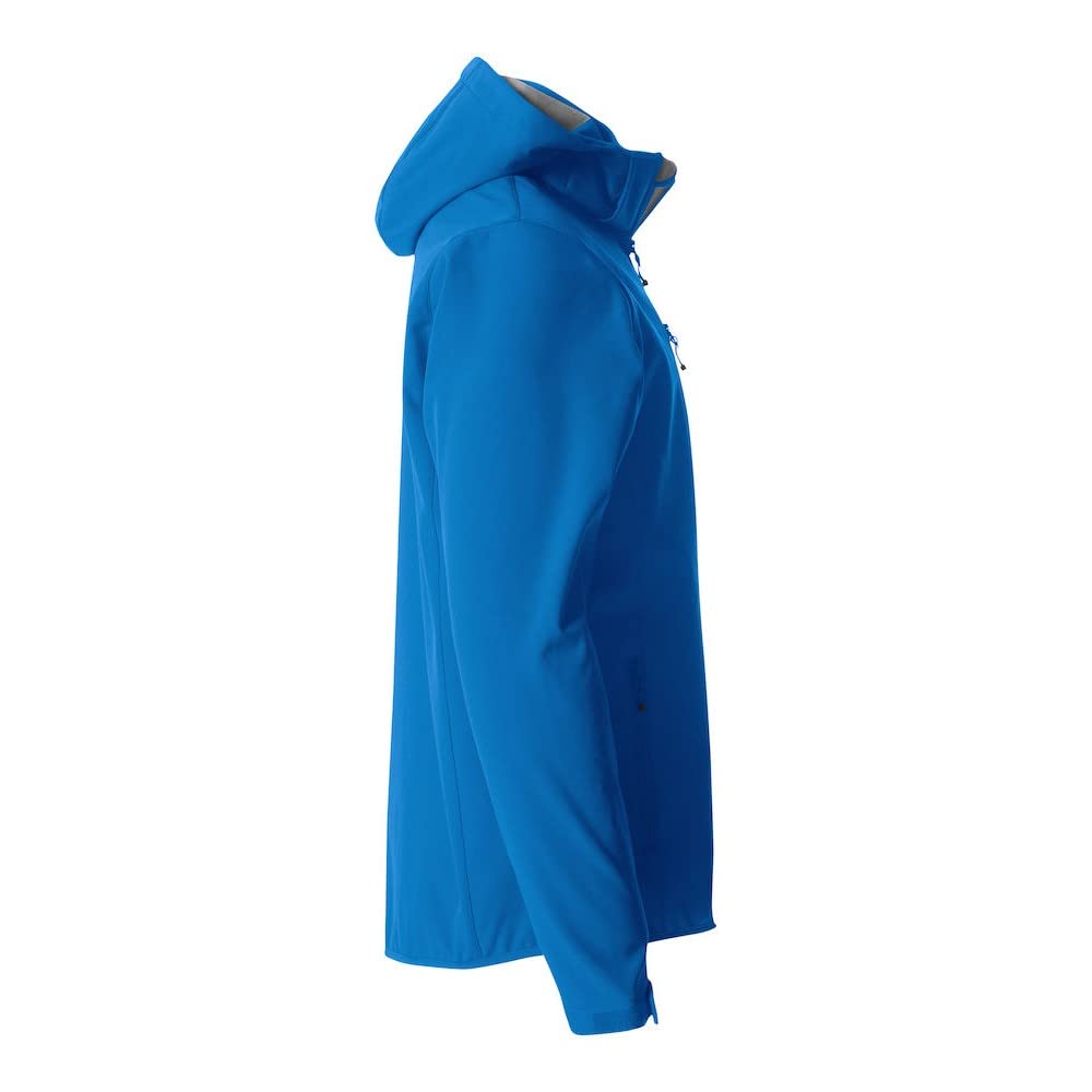 CLIQUE - Kurtka męska Basic Hoody Softshell, elastyczna kurtka poliestrowa, na co dzień, wiatroszczelna, do wędrówek, wędrówek, do pracy, podróży, sezonu jesienno-zimowa