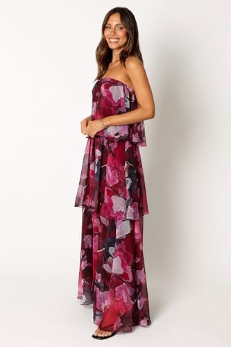 Image of Petal & Pup Women's Bloom Strapless Maxi Dress
