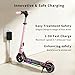 SIMATE Electric Scooter for Kids Ages 6-14, 3 Adjustable Heights 34