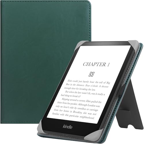 HGWALP Funda Universal para 6 7 Pulgadas eReaders, Funda Folio Stand Soporte con Correa Compatible con Kindle Paperwhite/Colorsoft/Kobo/Tolino/Pocketbook/Sony 6