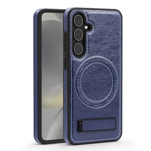 Image of Lunivop for Samsung Galaxy s25 Case PU Leather 6.2 inch Blue