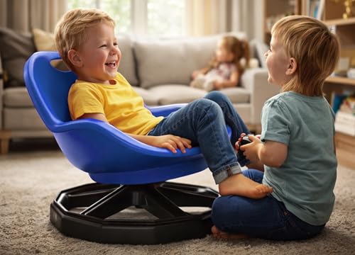 Spinning chair for kids with back Support, sit and spin Sensory toy. by Mishelone - Image 5