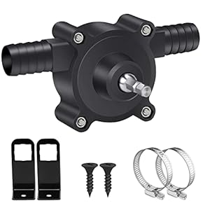 Mini Electric Drill Pump Hand Drill Powered Water Pump Diesels Oil Fluid Water Hand Self-Priming Transfer Pumps Quick…