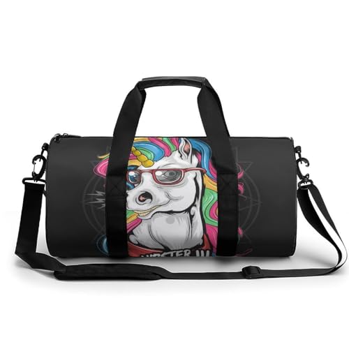 Sac week-end licorne hipster spacieux pour ranger toutes vos affaires