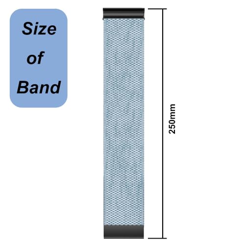 Emilydeals Bands for Whoop 4.0 - Replacement Nylon Knit Watch Strap Wristband with U-shaped Metal Frame Fitness & Activity Tracker Accessories