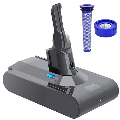 21.6V 6.0Ah V8 Battery Replacement for Dyson V8 Battery Li-ion V8 215681 967834-05 SV10 V8 Absolute...