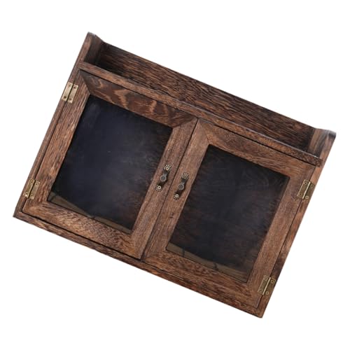 Cabilock Holz Brotbox Für Küche Mit Zugtür-design Einfache Aufbewahrungsbox Für