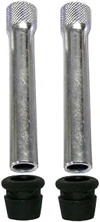2 pieces Standard Metal Threaded Conduit Water Pipe Part Stems - 5.5" Downstem Conduits + 2 pieces Rubber Grommet Seals - Lighting Conduits and Stems