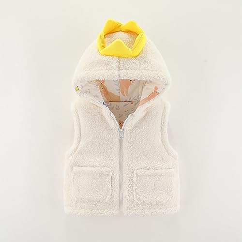Toddler Kids Boys Girls Sleeveless Windproof Cute Animal Ears Hooded Puffer 𝐫 Parka Jacket Winter Down2