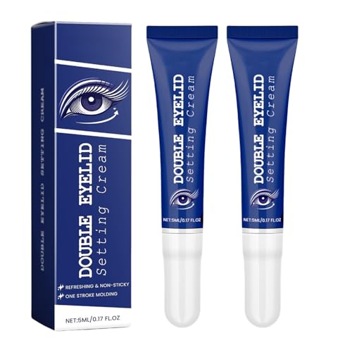 2pcs Crema Para Levantar Y Definir Los Párpados, Crema Elevación Párpados, Dobles Duraderos DefinenCremas Elevador Tapa Del Para Ojos Con Capucha,Perfecta Para PárpadosCaídos Y Flácidos