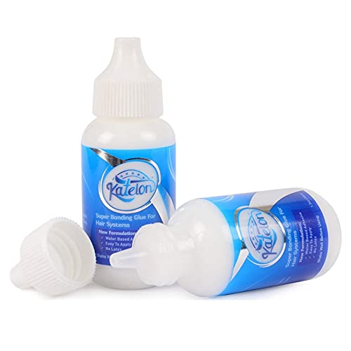 Lace Wig Glue Strong Hold Hair Replacement Adhesive Lace Wig Adhesive 1.3OZ Hair Lace Front Wig Glue Waterproof Wig Bonding Glue Invisible Adhesive,for Poly,Lace Hairpieces,Lace Wigs,Toupee Systemsâ€¦
