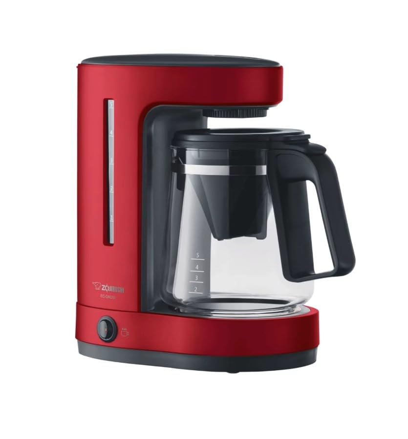 Zojirushi EC-DAC50RA ZUTTO Coffee Maker 5 Cups, Red, PFAS-free | PFAS-free - image 4