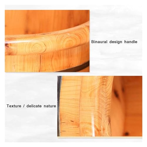 Tina de Madera Maciza para Pies con Masaje y Tapa miniatura 7