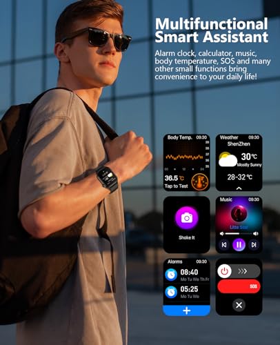 Souyie Smart Watch For Men Women, Infrared True Blood Oxygen Monitor, 2.04-Inch Amoled Display, Heart Rate Blood Pressure Sleep Monitor thumb #6