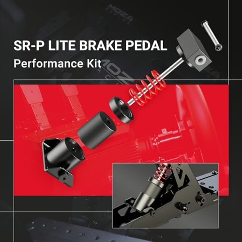 Image of MOZA Racing SR-P Lite Brake Pedal Performance Kit R5 R3 Bundle Kit