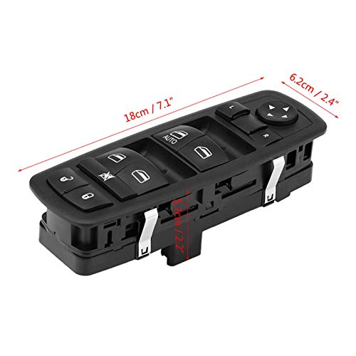 Oreilet 4602632AG, Power Window Switch Window Lifter Button Left Driver Side Replacement for JEEP Liberty 2008-2012 for Upgrade