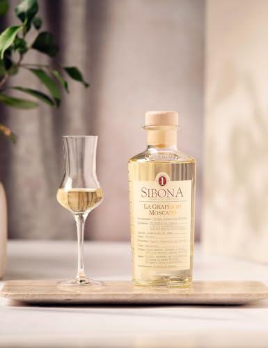 Nº1 SIBONA Grappa di Moscato 40% vol. (1 x 0,5l) – Fruchtiger Grappa aus Italien