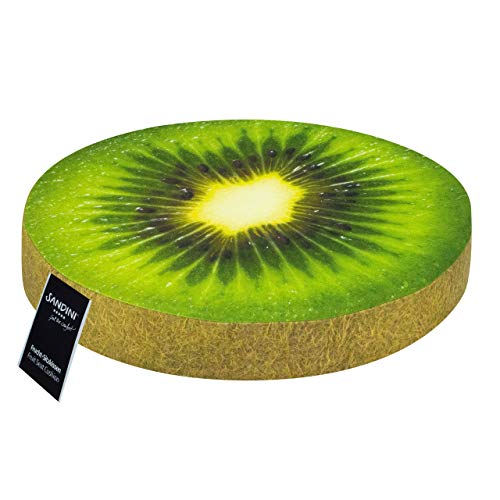 SANDINI Coussin Bois, Fruits, légumes - Décoration pour la Maison et Le Jardin - 38 x 6 cm