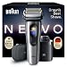 Braun NEVO Rasierer Herren Elektrisch, NEVO11005C, Silber