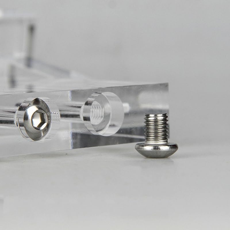 VIGAN Acrylic Automobile Oil Quality Comparator Can Flip Comparer Transmission Oil Viscosity Tester Demo Stand Test Tool Glass (6 Hole)