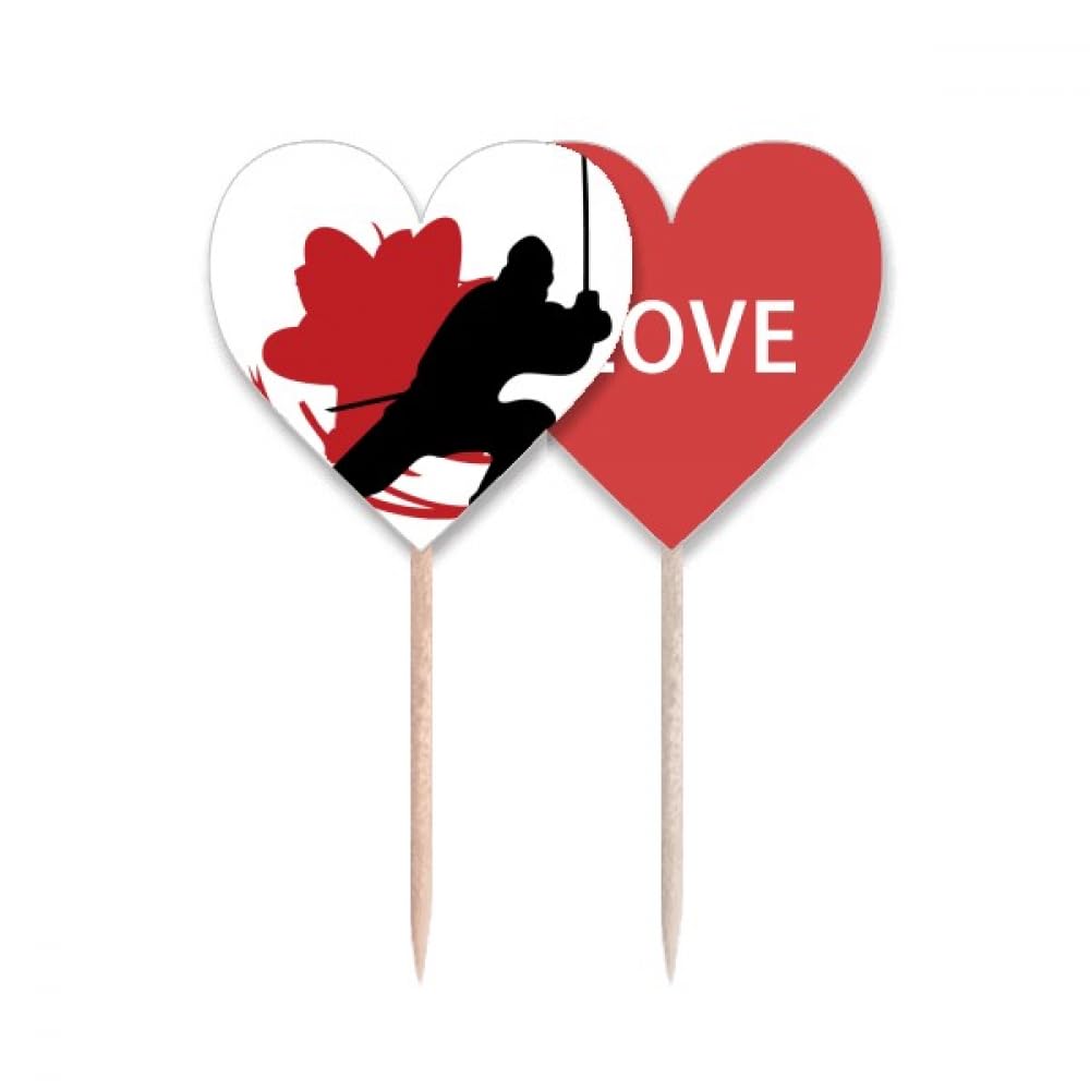 Cure-dents drapeau Love Heart pour décorer vos buffets de mariage asiatiques