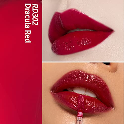 Etude House Dear Darling Water Gel Tint (#RD302 Dracula Red) (21AD) | Langanhaltender Effekt mit fruchtiger, saftiger, feuchter und lebendiger Farbe